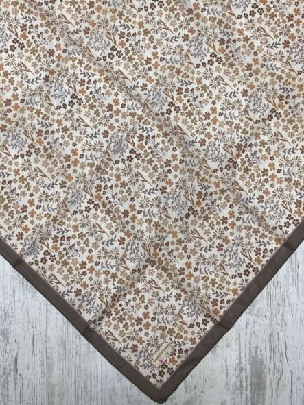 ANNE - KIZ ŞAL TAKIMI - CICEK BAHCESI KAHVE - 2