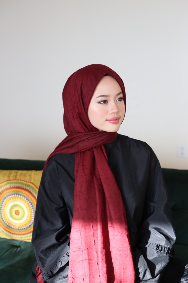 BAMBU ŞAL - BORDO - 2