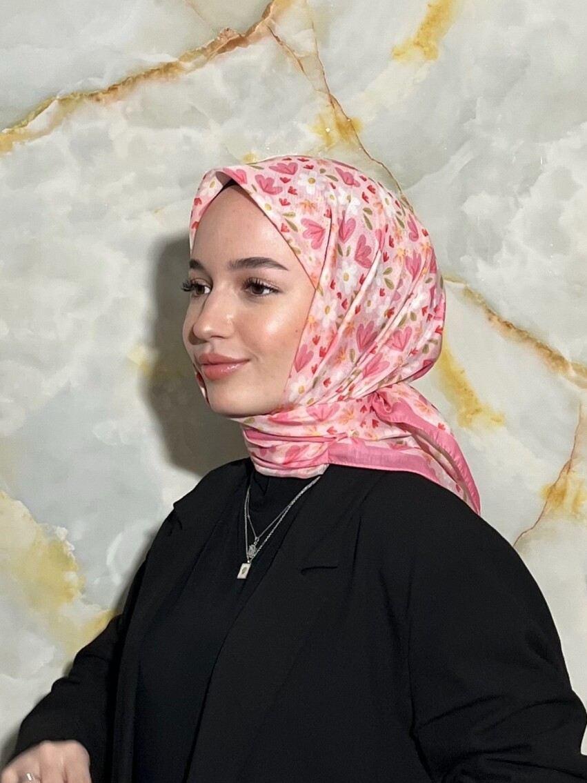 BASIC RÜYA ÇİÇEĞİ DESEN EŞARP - 3