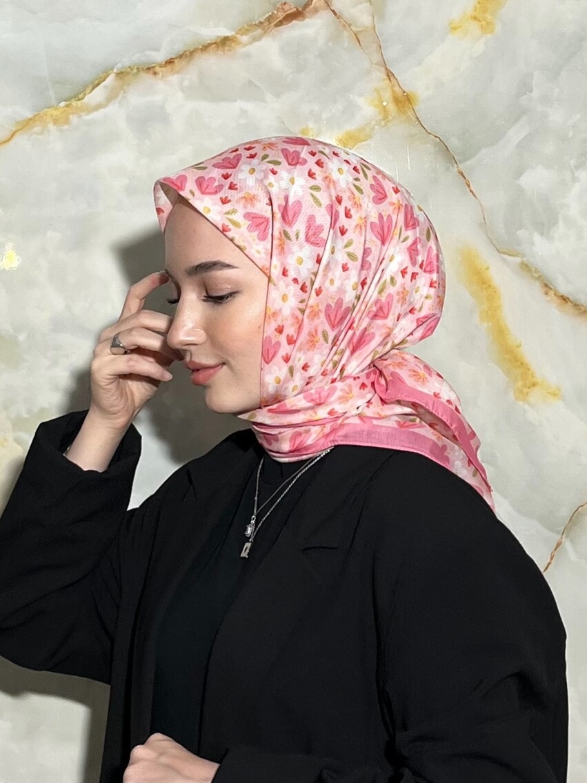 BASIC RÜYA ÇİÇEĞİ DESEN EŞARP - 5