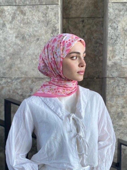 BASIC RÜYA ÇİÇEĞİ DESEN EŞARP 