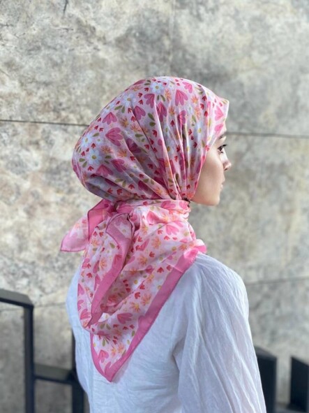 BASIC RÜYA ÇİÇEĞİ DESEN EŞARP - 4