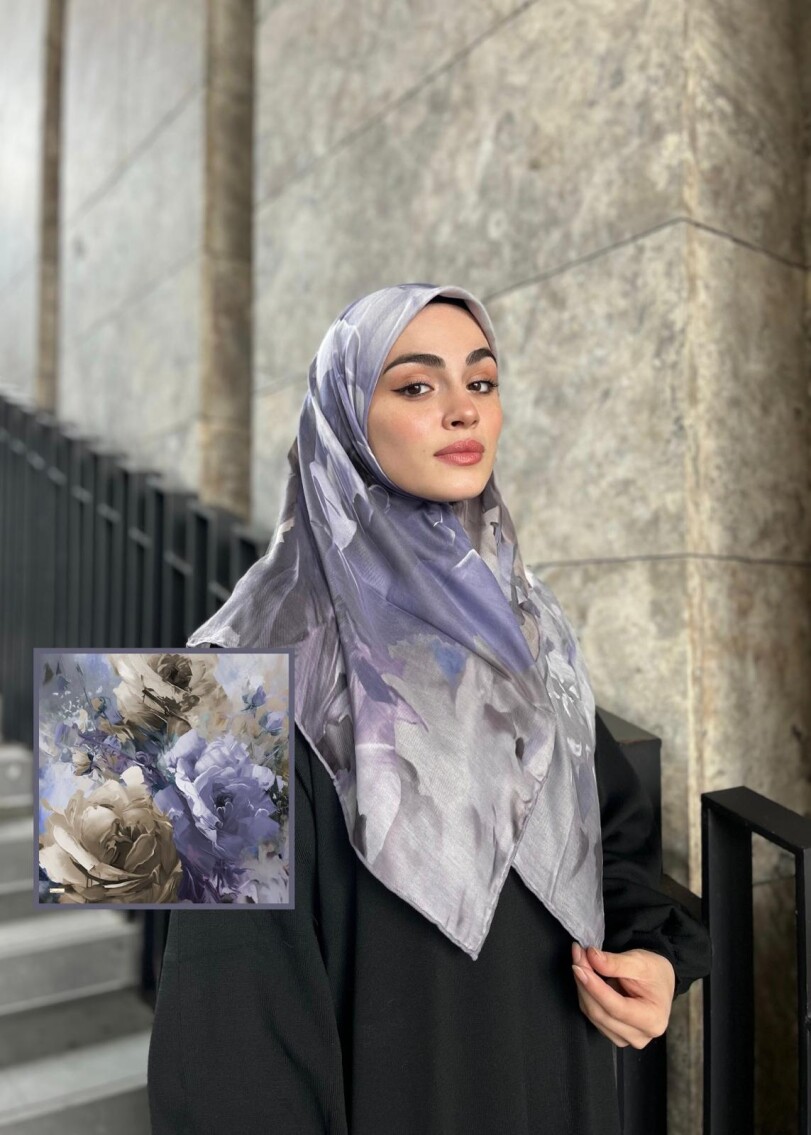 CANVAS TABLO DESEN EŞARP - SÜMBÜL - 1