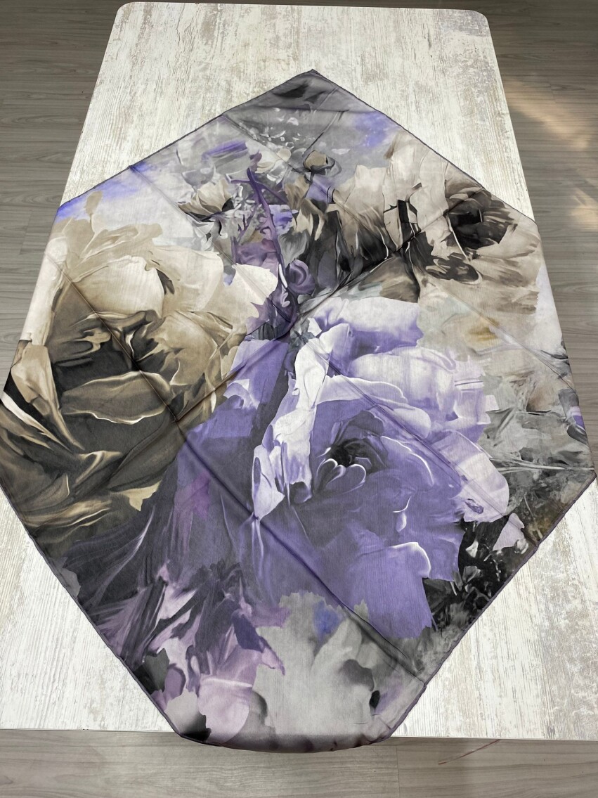 CANVAS TABLO DESEN EŞARP - SÜMBÜL - 3