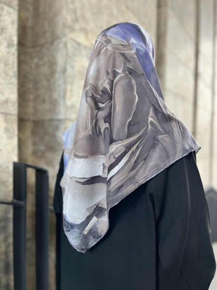 CANVAS TABLO DESEN EŞARP - SÜMBÜL - 2