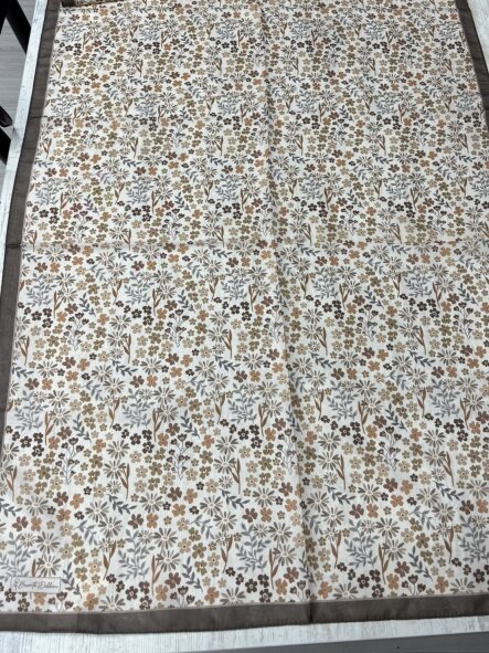 CICEK BAHCESIDESEN ANNE ŞAL KAHVE - 