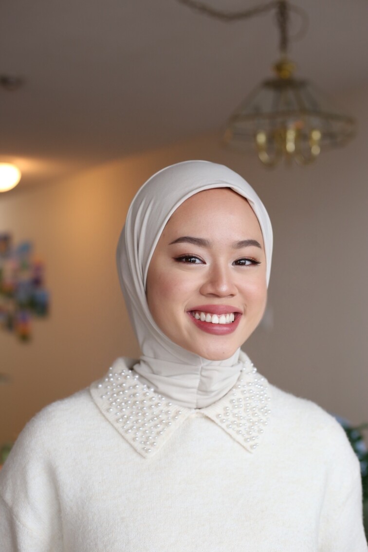 ÇITÇITLI HAZIR BONE ŞAL - BEJ - 2