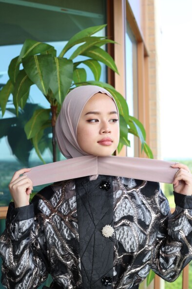 ÇITÇITLI HAZIR BONE ŞAL - PEMBE NOHUT - 