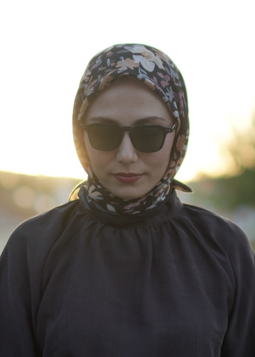 ÇUHA DESEN EŞARP - SİYAH - 3