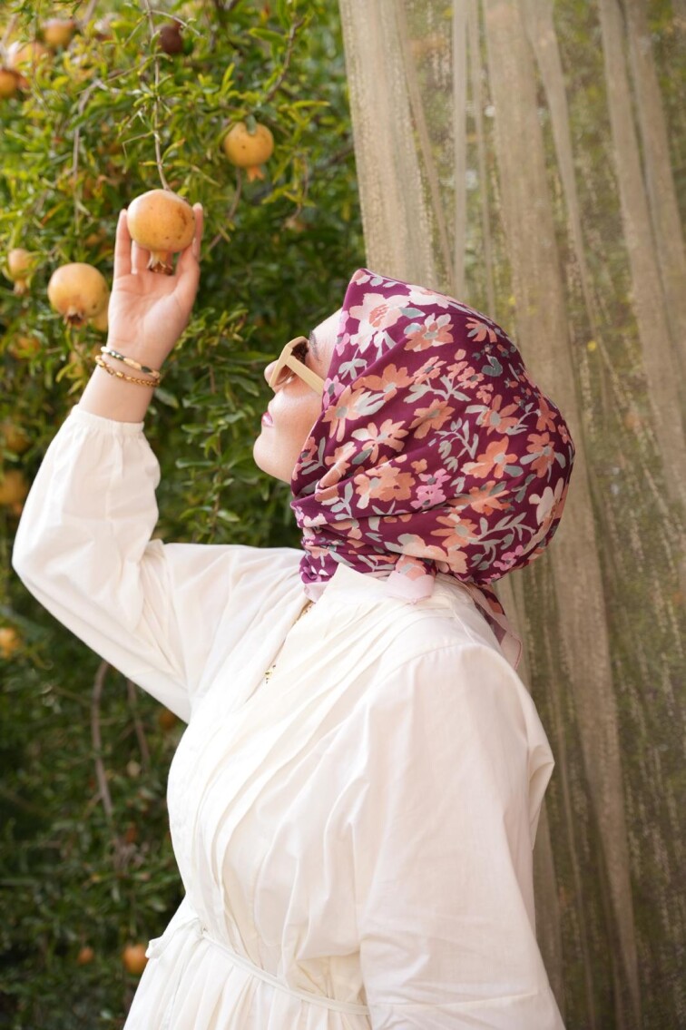 ÇUHA DESEN EŞARP - VISNE - 1