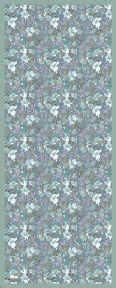 ÇUHA DESEN ŞAL - MINT - 5