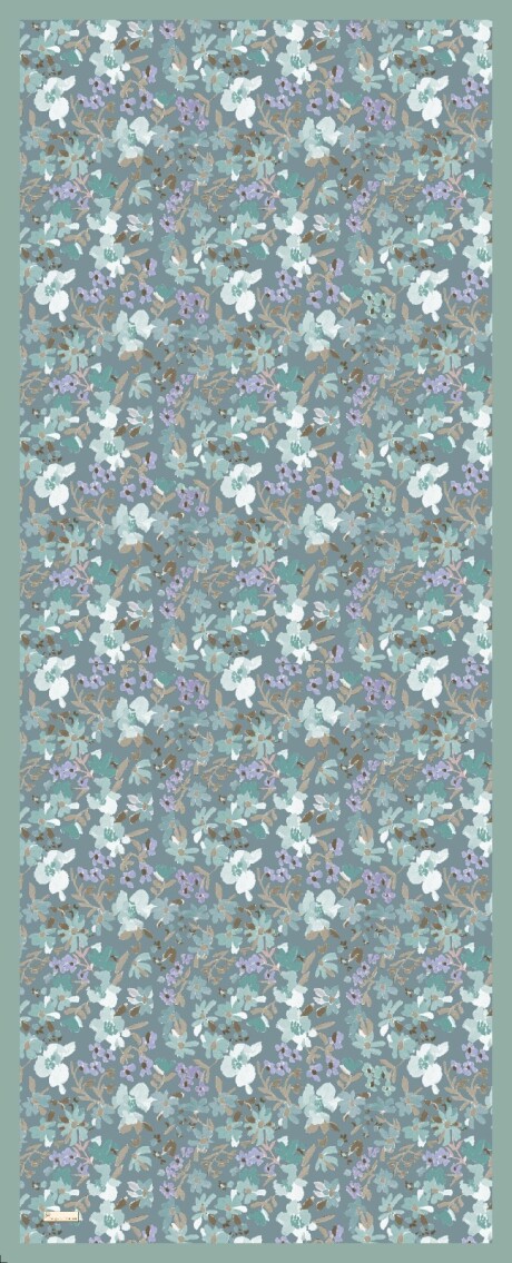 ÇUHA DESEN ŞAL - MINT - 5
