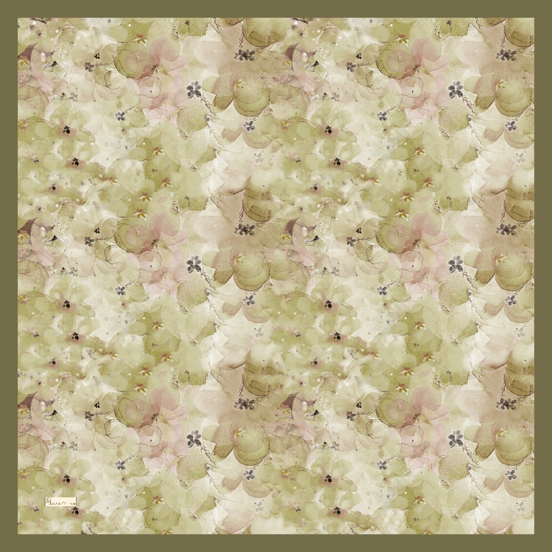 DELORA DESEN EŞARP - HAKI - 2