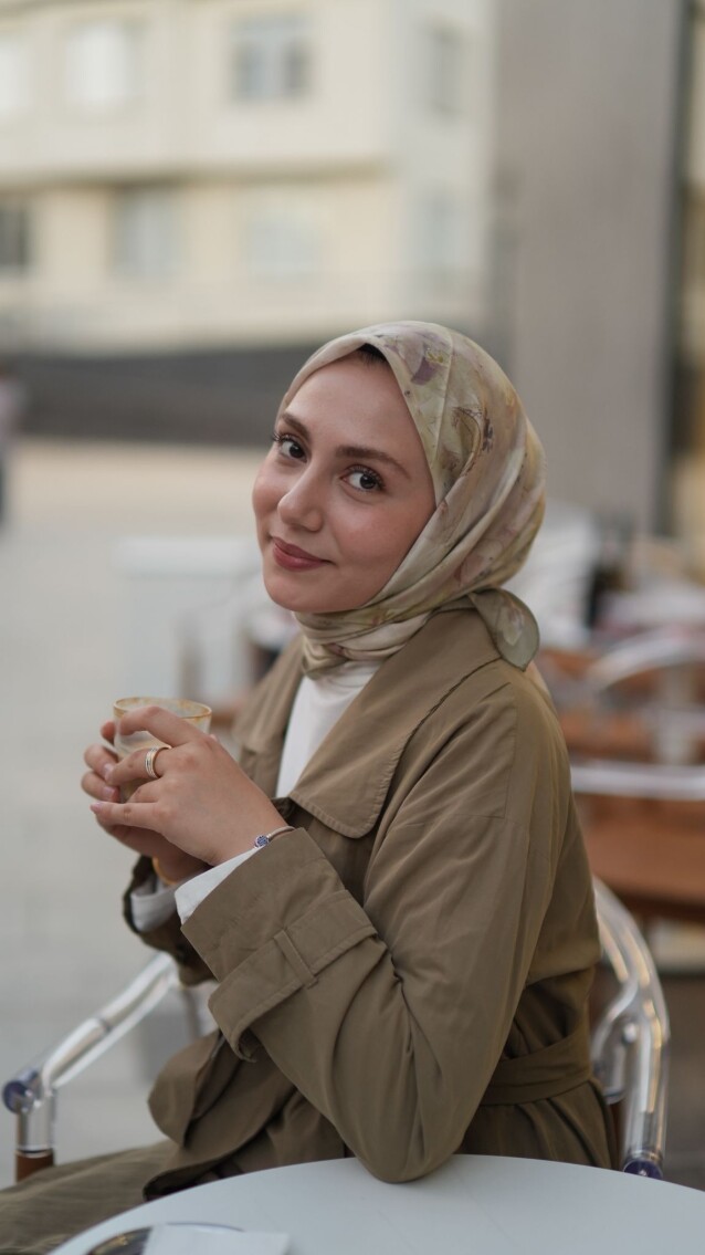 DELORA DESEN EŞARP - HAKI - 3