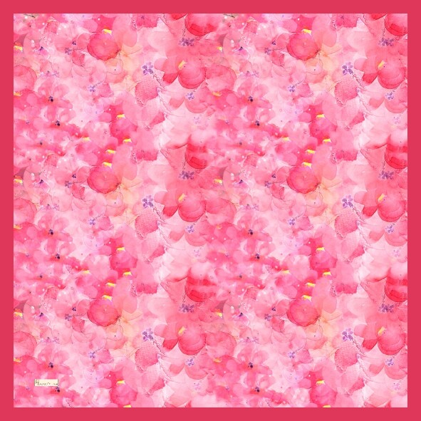 DELORA DESEN EŞARP - SIKLAMEN - 2