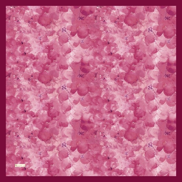 DELORA DESEN EŞARP - VİŞNE ÇÜRÜĞÜ - 2