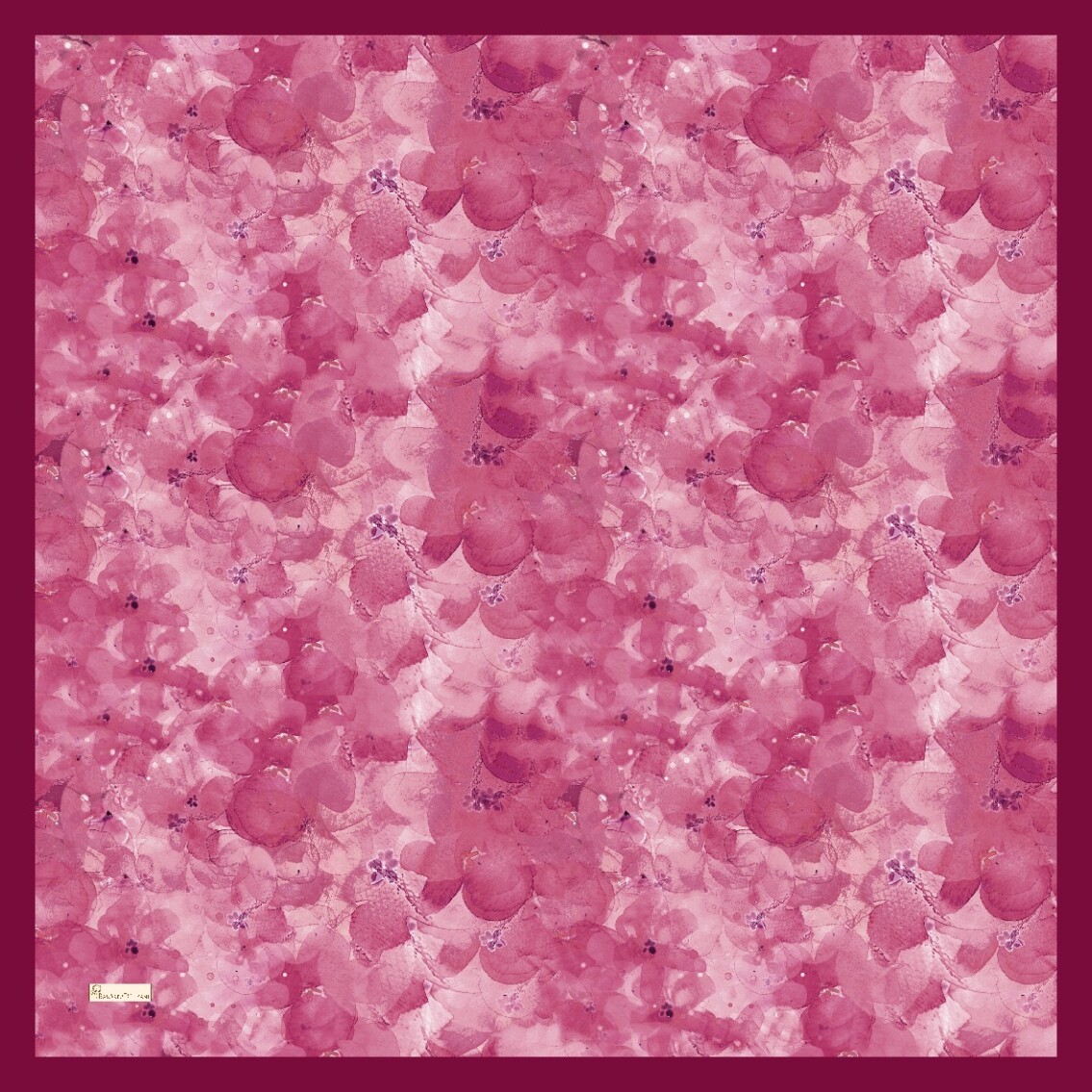 DELORA DESEN EŞARP - VİŞNE ÇÜRÜĞÜ - 2