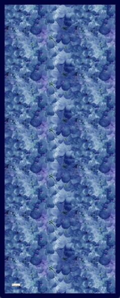 DELORA DESEN ŞAL - LACIVERT - 3