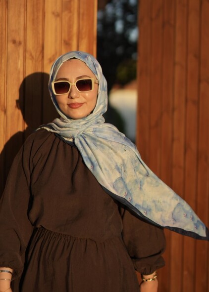 DELORA DESEN ŞAL - SAFİR - 3