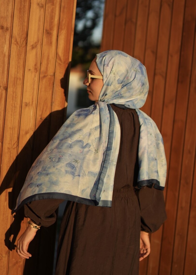 DELORA DESEN ŞAL - SAFİR - 4
