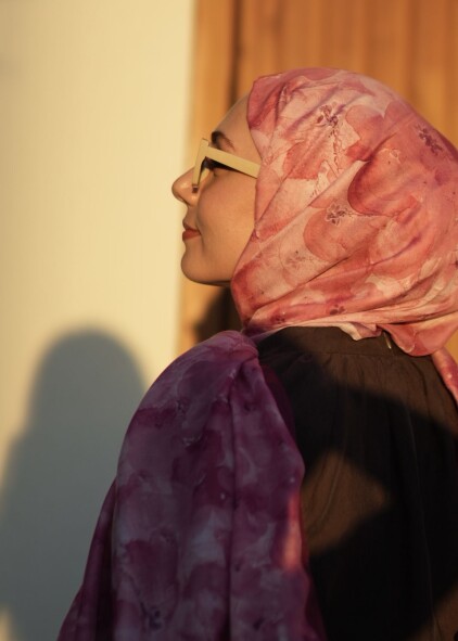 DELORA DESEN ŞAL - VİŞNE ÇÜRUGU 