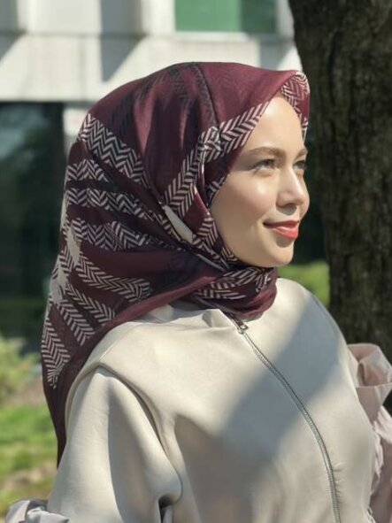 EKOSE EŞARP - BORDO - 