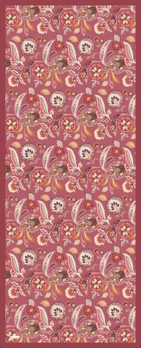 ETNİK DESEN ŞAL - GÜL KURUSU - 2