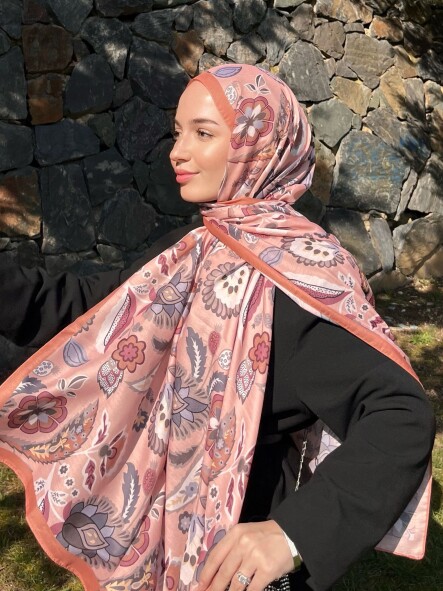 ETNİK DESEN ŞAL - KAVUNİÇİ - 