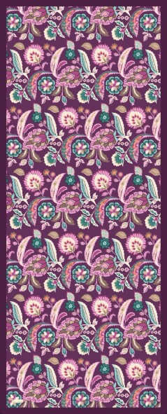 ETNİK DESEN ŞAL - MOR - 2