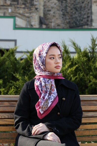 FİORE EŞARP - FUŞYA - 