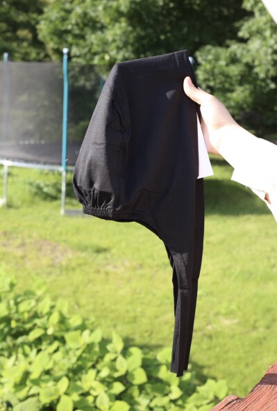 DİKİŞLİ BONE - SİYAH - 4