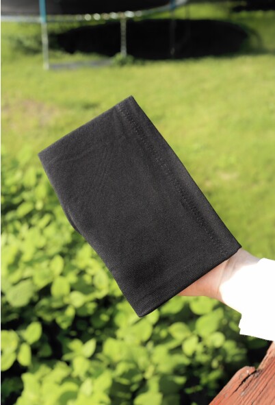 DİKİŞLİ BONE - SİYAH - 5