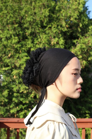 FIRFIRLI BONE - SİYAH - 2