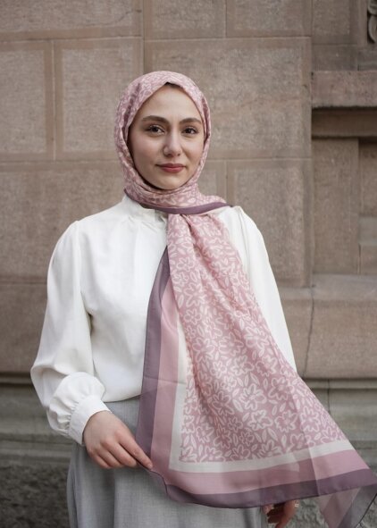 FLORA LİNE ŞAL -PUDRA - 5