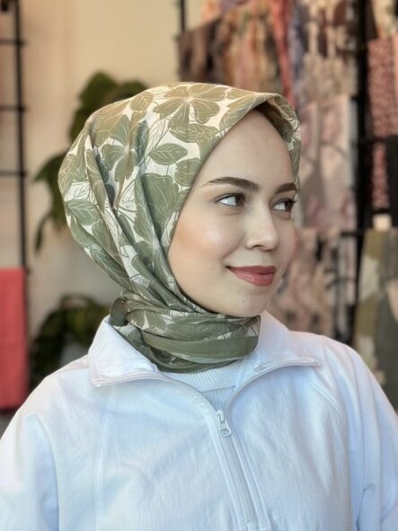 FLORİA TOUCH EŞARP - ÇİMEN - 