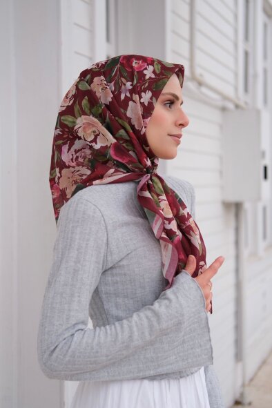 FLORYA EŞARP - BORDO - 2