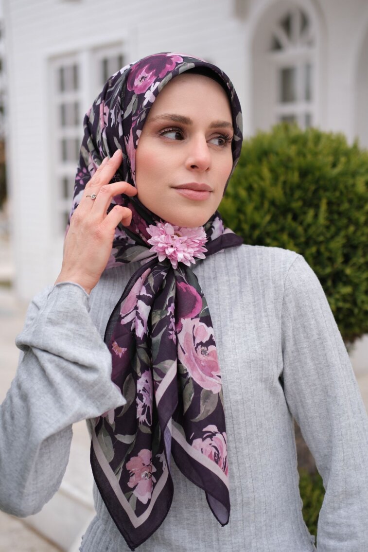 FLORYA EŞARP - MOR - 2