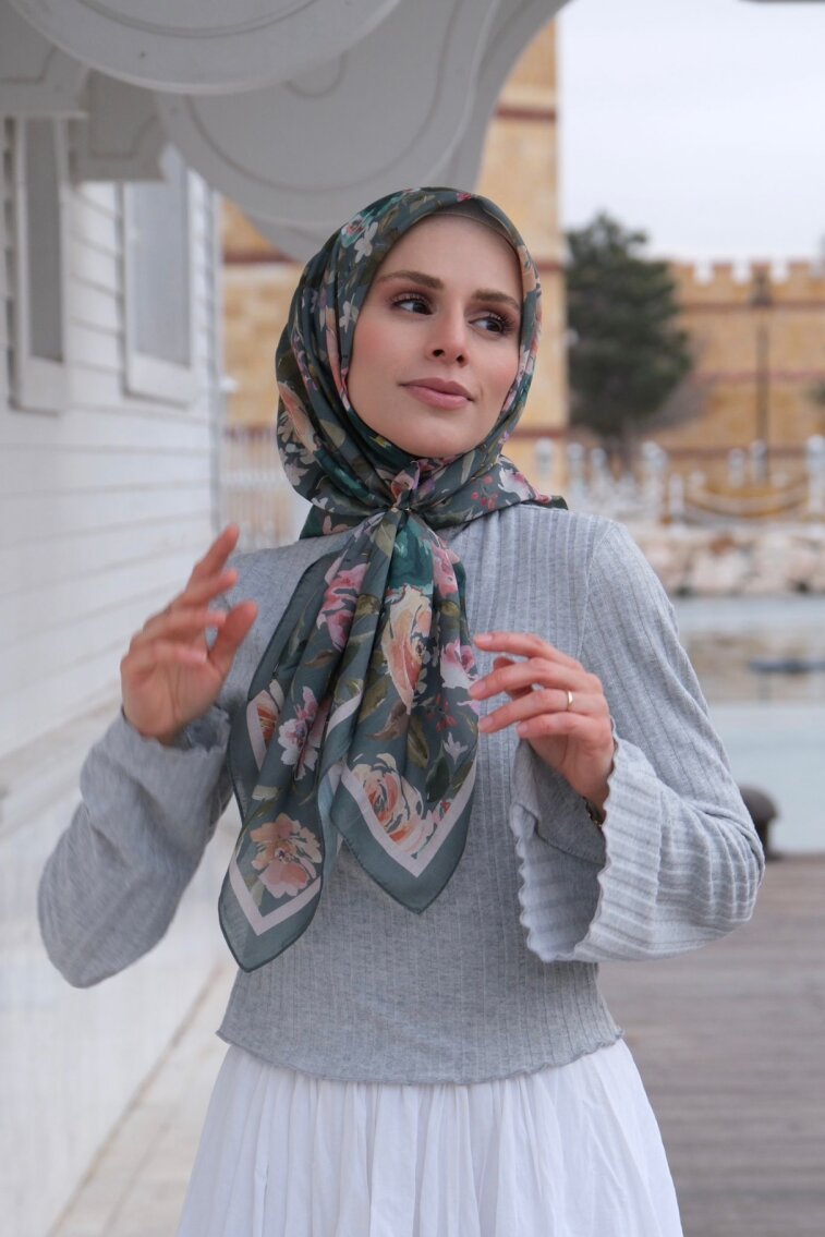 FLORYA EŞARP - YEŞİL - 1