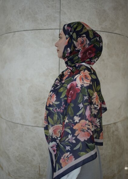 FLORYA ŞAL - LACİVERT - 3