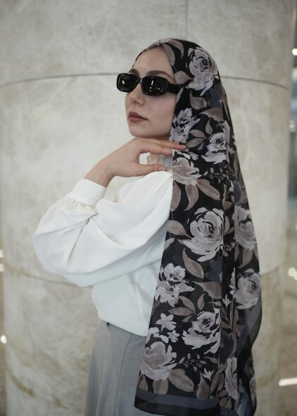 FLORYA ŞAL - SİYAH BEJ - 2