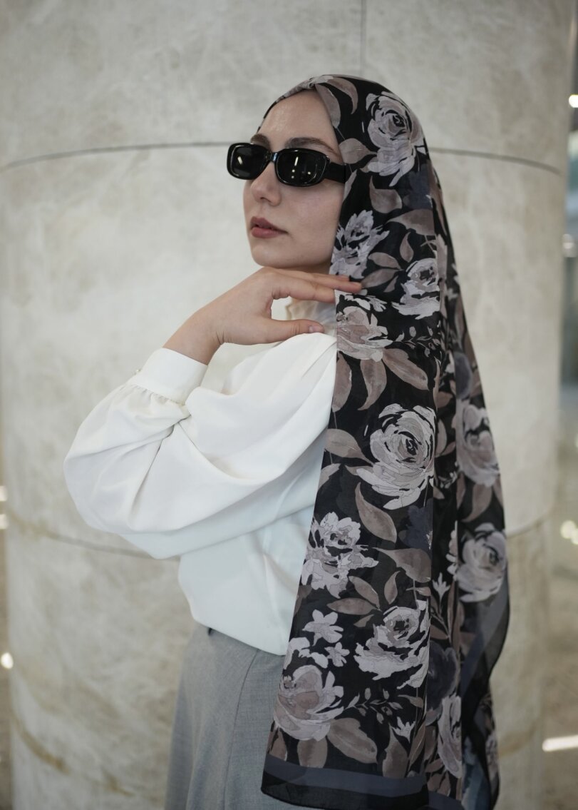 FLORYA ŞAL - SİYAH BEJ - 2