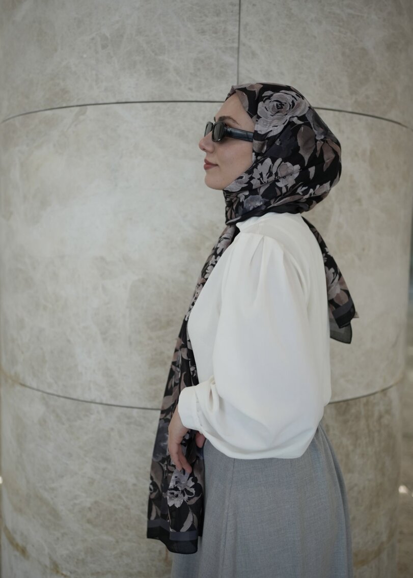 FLORYA ŞAL - SİYAH BEJ - 3