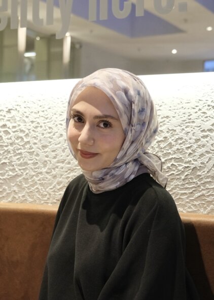 GARDEN DESEN EŞARP - SICAK GRI - 3