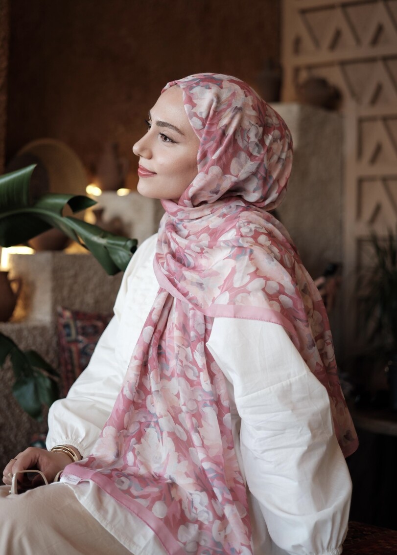 GARDEN DESEN ŞAL - GÜL KURUSU - 1