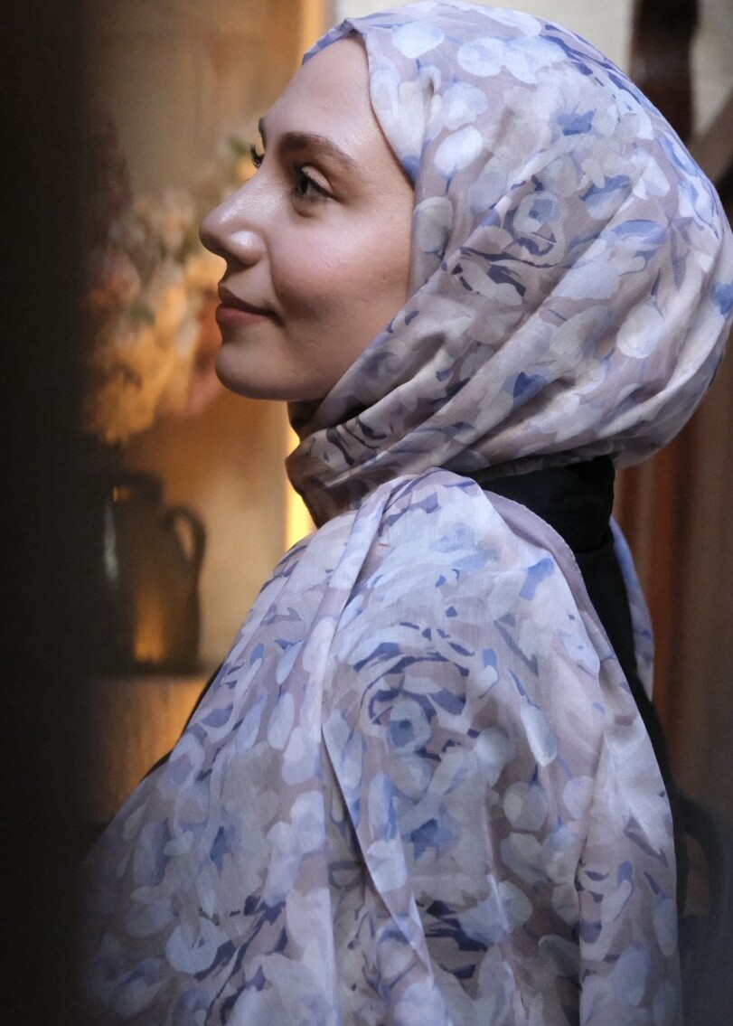 GARDEN DESEN ŞAL - SICAK GRI - 4