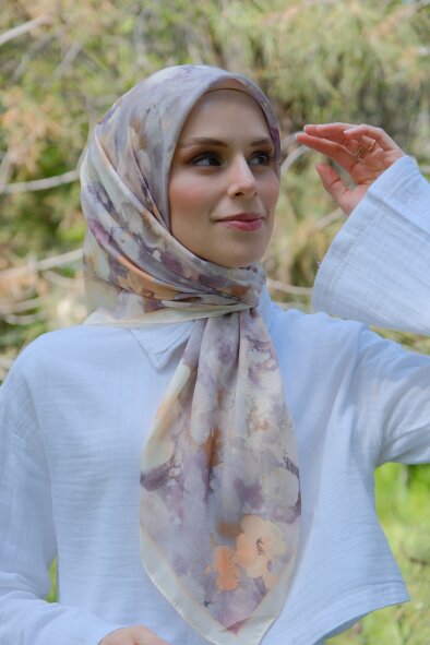 GÜL HARMANI EŞARP - BUTTER YELLOW - 