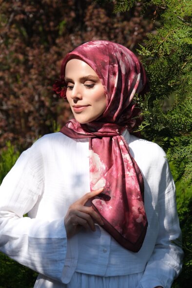 GÜL HARMANI EŞARP - ŞARABİ - 