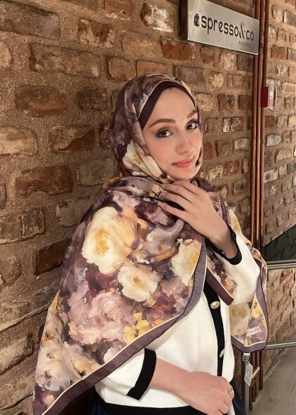 GÜL HARMANI ŞAL - MÜRDÜM-SARI - 