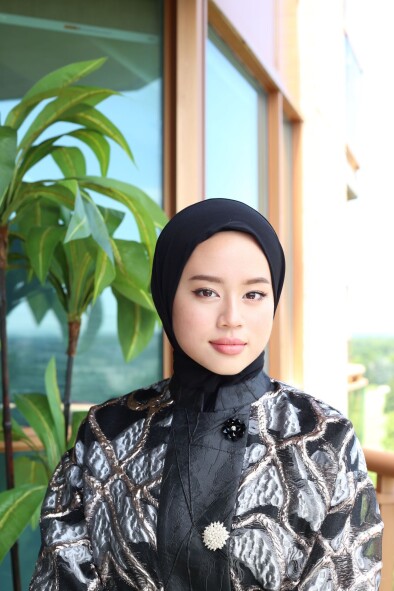 ÇITÇITLI HAZIR BONE ŞAL - SİYAH - 6