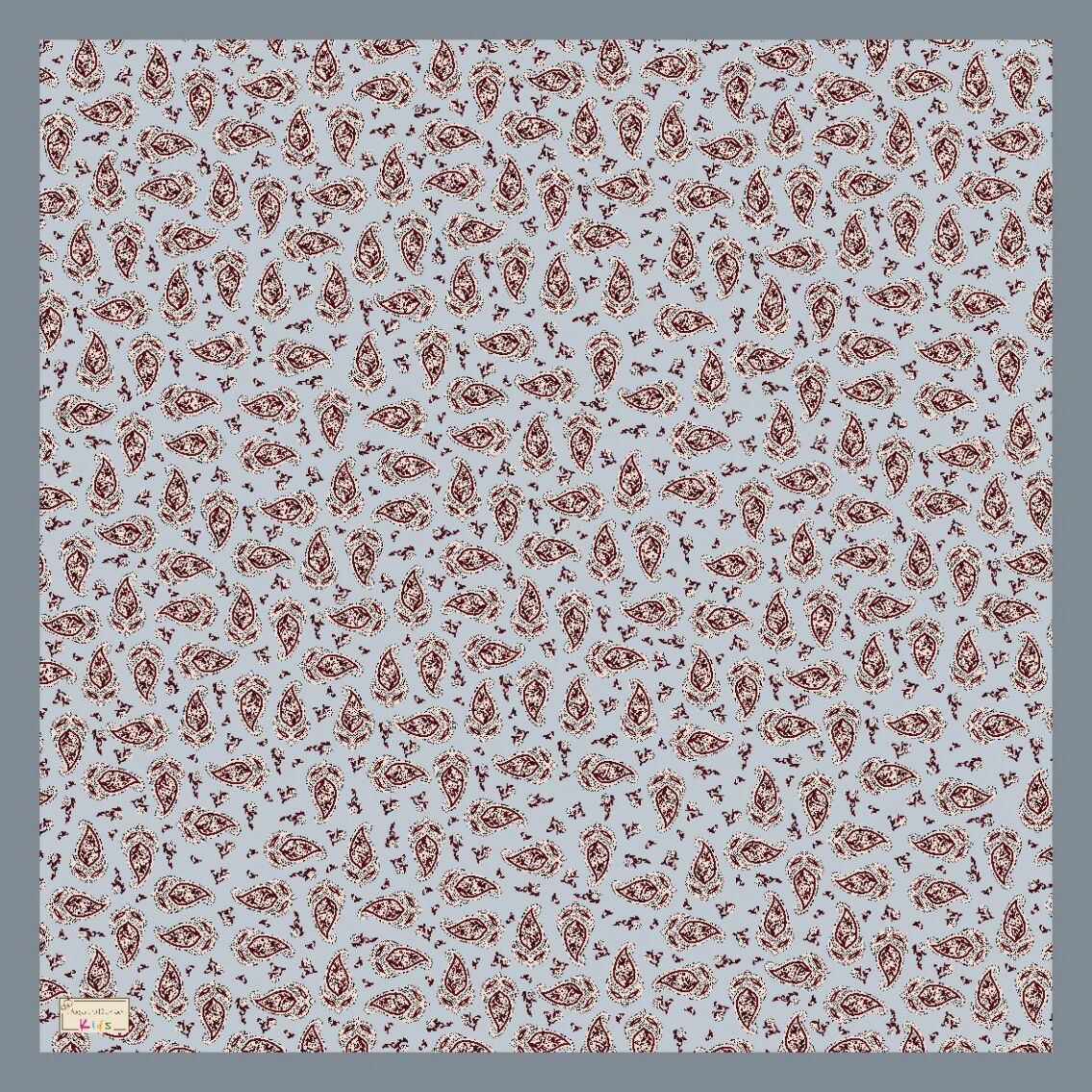 KATRE DESEN EŞARP - AÇIK GRİ - 2